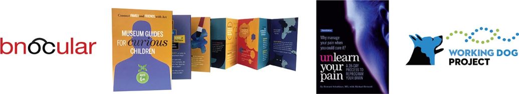 example designs from graphic designer Eric Keller