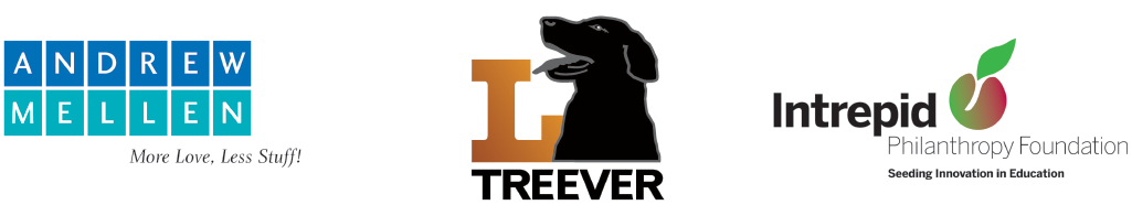 logo designs by Eric Keller Design - Andrew Mellen, L Treever, Intrepid Philanthropy Foundation