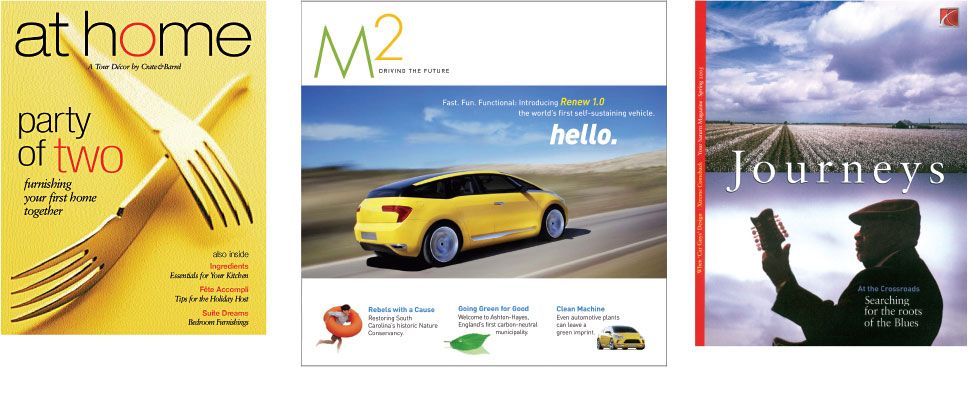 editorial design by Eric Keller Design for magazine prototype development
