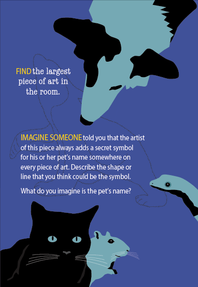 graphic design for museum guides for children